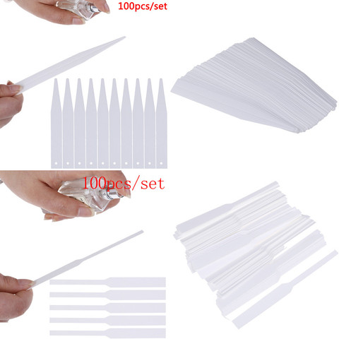 100pcs Tester Strips Fragrance Disposable White Women Smell Paper Paper Strips Test Paper Aromatherapy Perfume Essential Oils ► Photo 1/6