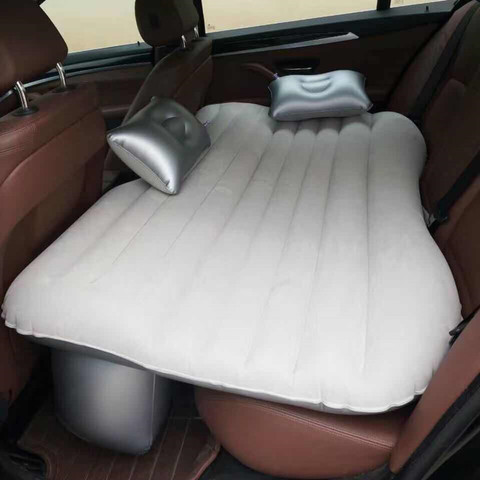 Car Travel Bed Camping Inflatable Sofa Automotive Air Mattress Rear Seat Rest Cushion Rest Sleeping pad Without pump Accessories ► Photo 1/6