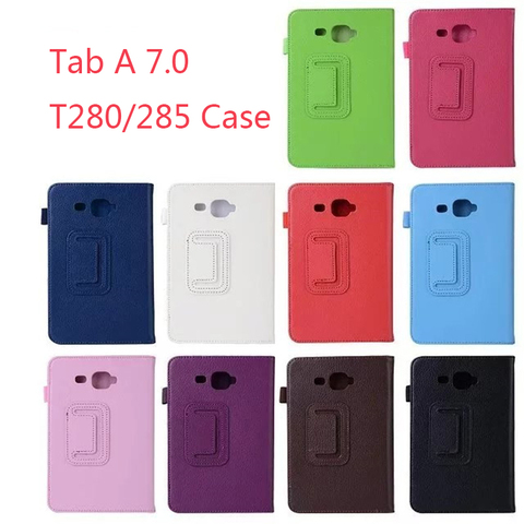 For Samsung Galaxy Tab A A6 7.0 SM-T280 SM-T285 Stand PU Leather Flip Smart Cover Case For Samsung T280 T285 tablet cover ► Photo 1/6