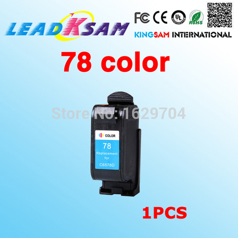 1 pcs Ink Cartridge compatible For hp78 C6578D for 78 Deskjet 1280 3820 6122 9300 1180c 1220c 950c ► Photo 1/6