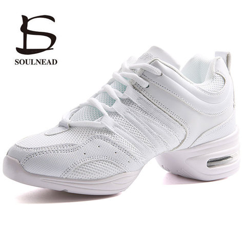 Women's Dancing Shoes Soft Outsole Woman Breath Jazz Hip Hop Shoes Sports Feature Dance Sneakers Ladies Girl's Modern Jazz Shoes ► Photo 1/6