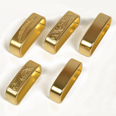 Free shiping Solid brass Belt loop for Men's belt Brass Belt Buckle Loop/Keeper DIY Leather Craft Hardware Metal Accessories ► Photo 1/6