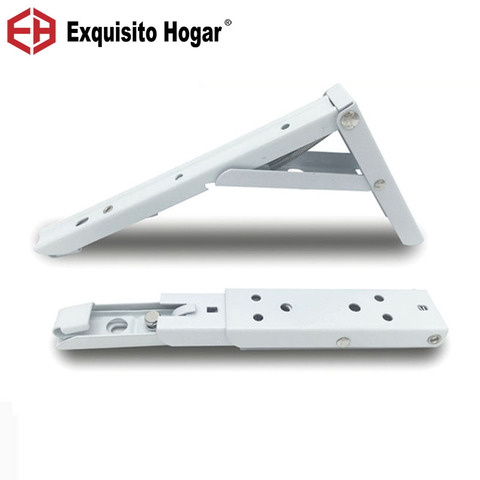 Iron Folding Support Shelf  Bracket Triangle  Wall Hanging Clapboard Shelving Floor Frame Kitchen Computer Wall Table ► Photo 1/4