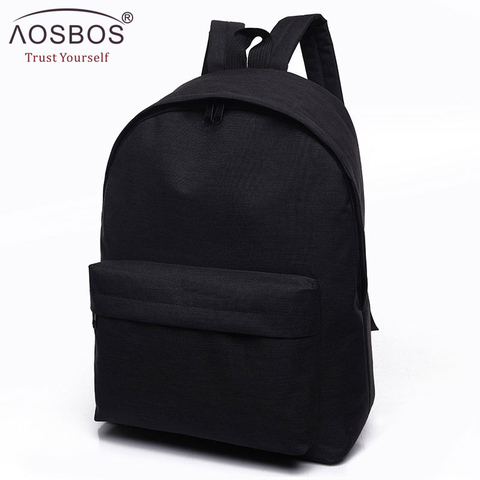 Women Men Male Canvas black Backpack College Student School Backpack Bags for Teenagers Mochila Casual Rucksack Travel Daypack ► Photo 1/6
