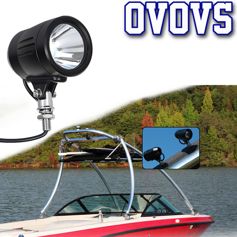 Yacht spotlight 10-80V 10W Led Light for Boat Marine Roof Lighting ► Photo 1/6