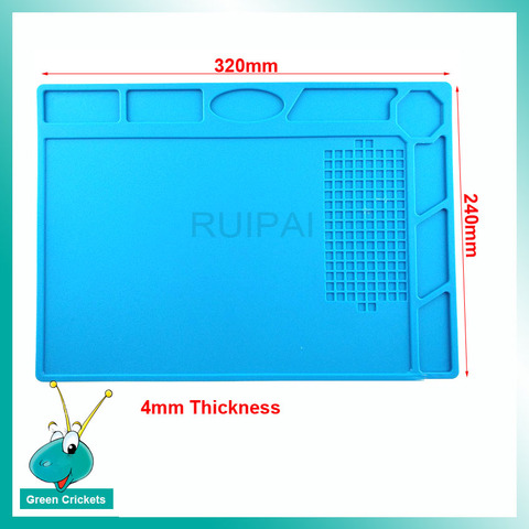 High Quality Blue Silicone Watch Repair Pad,Non-Slip Soft 32*24cm Soft Repair Mat Cushion Tools for Watchmakers ► Photo 1/5