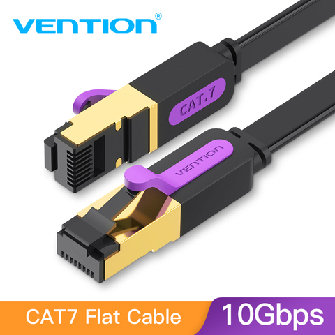 Vention Ethernet Cable RJ 45 Cat7 Lan Cable STP Network Cable 1M 2M 3m 5m 8m 10m 15M Patch Cord Cable for PC Router Laptop Cat 7 ► Photo 1/6
