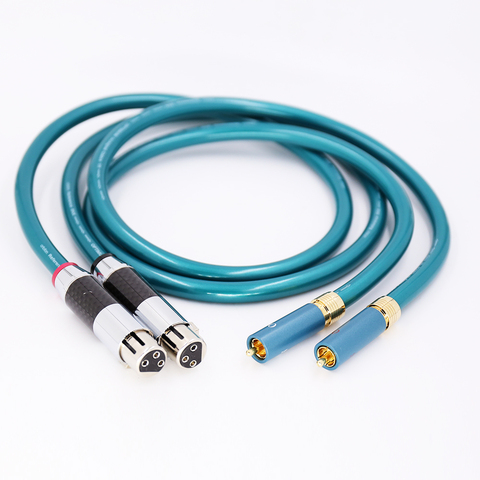 1 pair Ortofon Hifi XLR Female to RCA Male Cable High Purity OCC Hifi 2 Rca to 2 Xlr Cable ► Photo 1/6