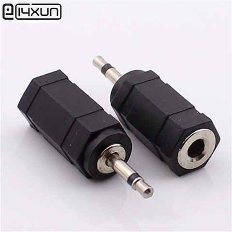 2pcs 2.5mm 2 Pole Mono Male Plug to 3.5mm Female Socket Audio Adapter Connector For Microphone ► Photo 1/1