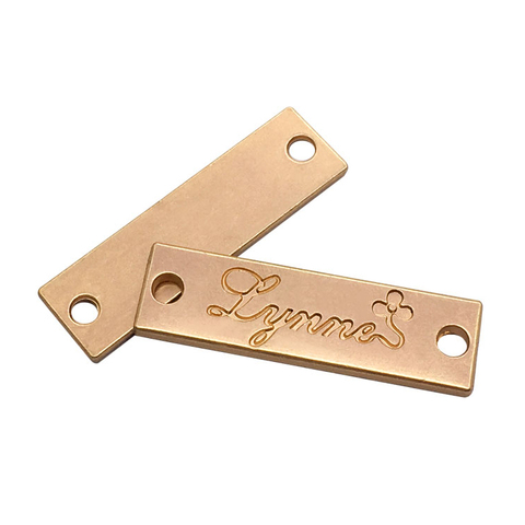 Custom Garment Metal Labels for Clothing metal tags for Brand ...