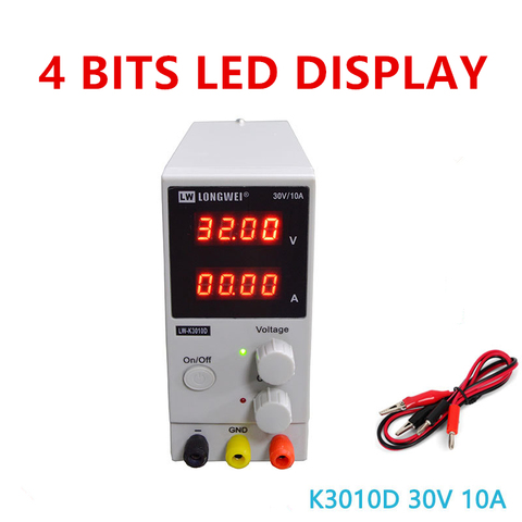 30V 10A 4 Bits LED Display Adjustable Switching Regulator DC Power Supply Laptop Repair 110V-220V Current Voltage Stabilizers ► Photo 1/6