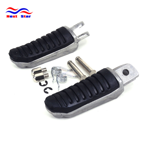 Motorcycle  Foot Pegs Footrest Pedals For SUZUKI Hayabusa GSX1300R 99-12 GSX650 08-12 GSX1400 02-08 V-Strom DL 650 1000 ► Photo 1/6