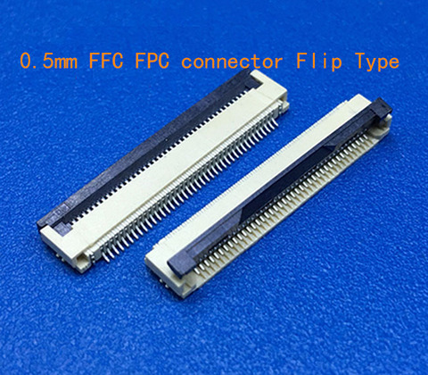 10pcs FFC / FPC connector 0.5 mm 4 Pin 5 6 7 8 10 12 14 16 18 20 22 24 26 18 30 P Bottom Contact Right angle SMD / SMT ZIF fpc ► Photo 1/1