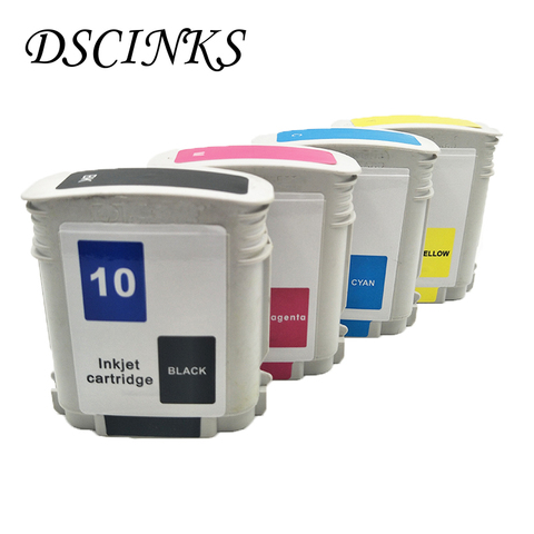 4 pcs 69ml with full ink compatible cartridge for HP 10 82 For HP Designjet 500 500PS 800 800PS 815mfp 820mfp 510 series printer ► Photo 1/3