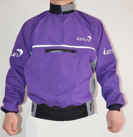Lenfun Semi-dry tops spray jackets  water resistant cags  paddle  for kayak caneoing,sailing fishing surfing ► Photo 1/3