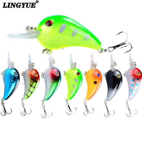 1pc small fat crank fishing lures 5.5cm/5.8g bass killer hard bait 8 colors available crankbaits wobblers ► Photo 1/6