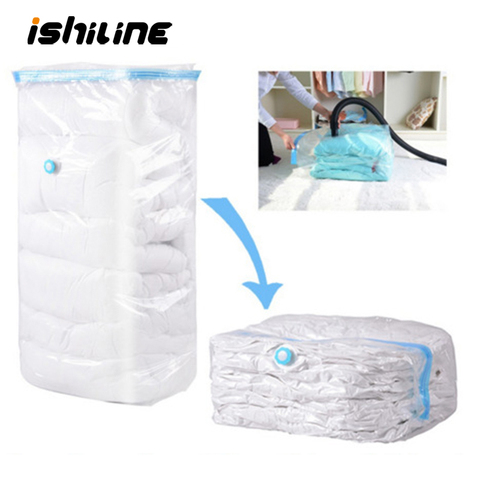 High Capacity Vacuum Bag Package Compressed Organizer for Quilts Clothes Transparent Space Saving Seal Bags Foldable Storage Bag ► Photo 1/6