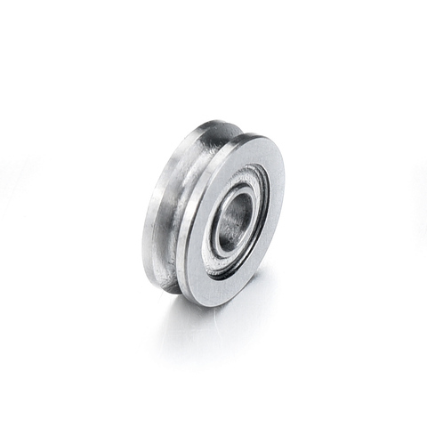1Pcs Mini 3x10x3mm U603 U Groove Guide Pulley Rail Ball Bearing Steel Wheel Double-sided Metal Seal Miniature Bearing ► Photo 1/4