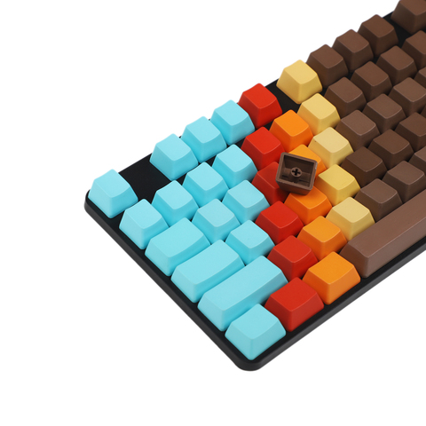 Side printed Top printed Blank 108 Key 1976 Mixed Color OEM Profile Thick PBT Dyed Keycaps For MX Switches Mechanical Keyboard ► Photo 1/4