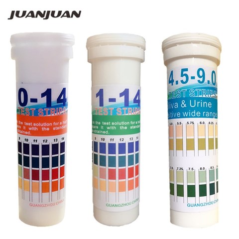 150 Strips/Set Universal Cylinder pH Test Strips Range (pH 1-14/0-14/4.5-9.0) 40%Off ► Photo 1/6