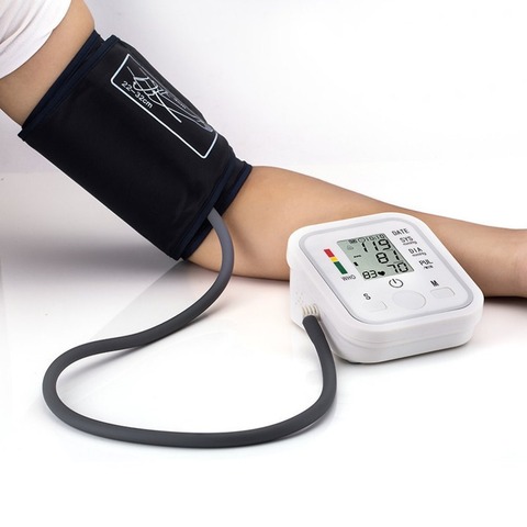 Automatic Digital Upper Arm Blood Pressure Monitor Heart Beat Rate Pulse Meter Tonometer Sphygmomanometers pulsometer ► Photo 1/6