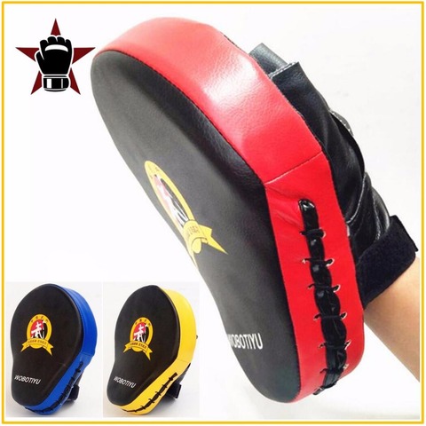 Hand Target Kick Pad Kit Black Training Focus Punch Pads Sparring Boxing BLOSG