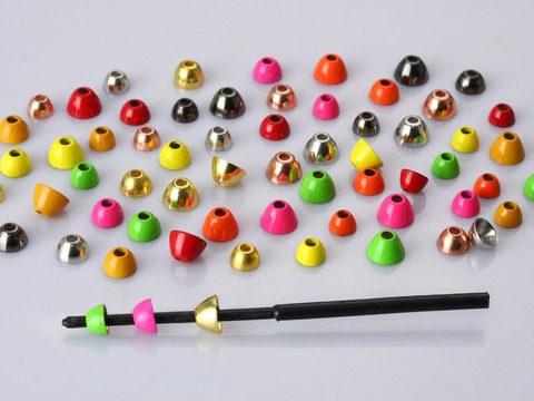 Cone Heads For Tube tying System,Fly Tying Materials;50 pcs ► Photo 1/6