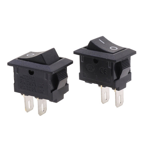 10*15mm SPST 2PIN ON/OFF G130 Boat Rocker Switch 3A/250V Car Dash Dashboard Truck RV ATV Home CE certification ► Photo 1/6