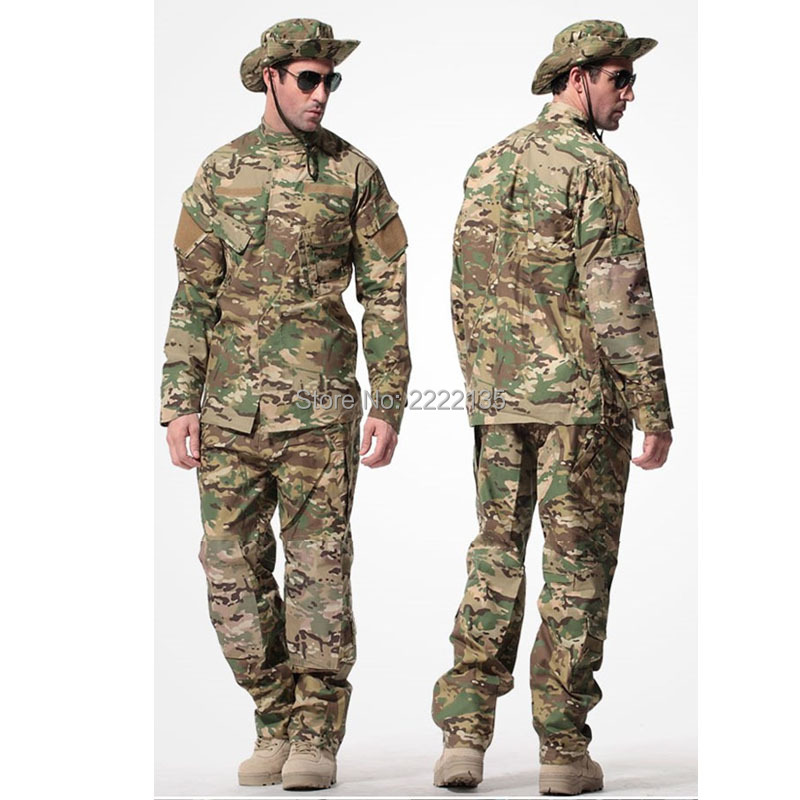 Details about   Mens Airsoft Tactical Army Military Combat BDU Uniform Camo Special Force Suits 