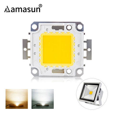 High Power COB LED Beads Chip 10W 20W 30W 50W 100W White/Warm White for Floodlight Spotlight Searchlight Integrated Chip 10pcs ► Photo 1/6