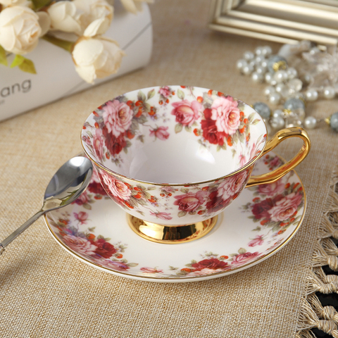 Royal Classical Bone China British Black Tea Cup Luxurious Ceramic Coffee Cups High Quality Bone Porcelain ► Photo 1/5