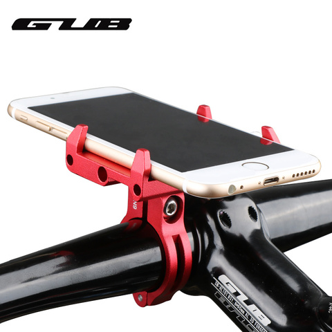 GUB G85 G-85 Aluminum Bicycle Phone Holder For For 3.5-6.2inch Smartphone Adjustable Handle Tape Support GPS Bike Phone Stand ► Photo 1/6
