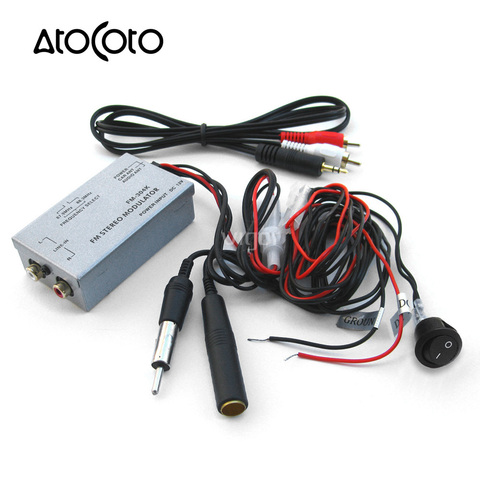 Car Factory Radio Stereo Auxillary AUX RCA Audio Input Adapter Wired FM Modulator Antenna Port ► Photo 1/6