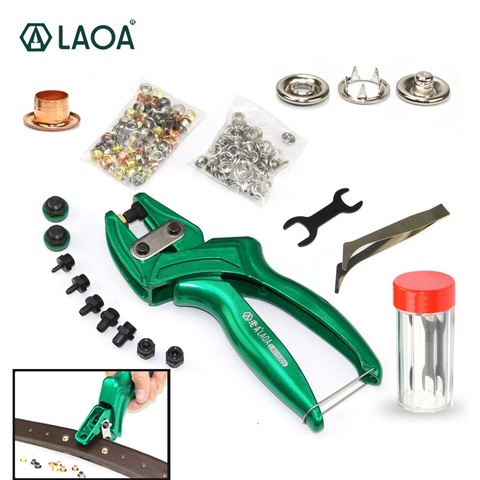 LAOA Multifunction Hole Puncher Leather Punch Pliers Aluminium alloy Button Eyelet Puncher Belt Plier ► Photo 1/6