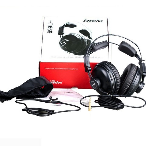 Superlux HD669 High fidelity Headphone Noise cancelling Closed dynamic stereo headphones studios gaming Headset HD 669 ► Photo 1/1