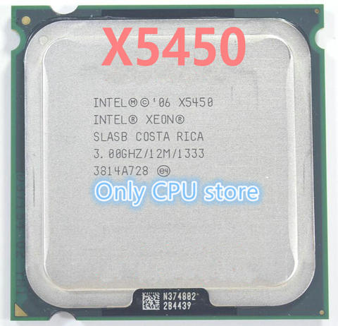 free shipping latop cpu X5450 3.0GHz/12M/1333Mhz/CPU equal to LGA775 ,works on LGA775 mainboard no need adapter scrattered ► Photo 1/1