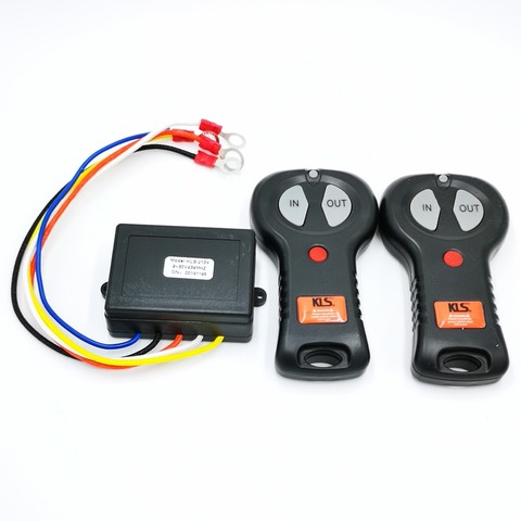 433MHz 12V-24V Universal Wireless Winches Remote Control Recovery Kit For Jeep SUV Truck Car ► Photo 1/4