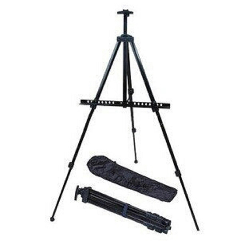 1.6M Reinforced Artist Easel Stand Iron Tripod Display Easel Adjustable Height with Portable Bag Painting Sketch Folding Easel ► Photo 1/4