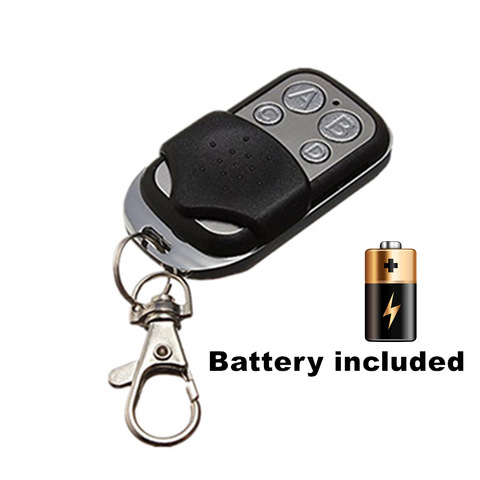 433 mhz RF Remote Control Copy code cloning Electric gate duplicator Key Fob learning garage door controller included Battery ► Photo 1/5