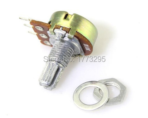 New 2pcs High Quality WH148 500 Ohm Linear Potentiometer 15mm Shaft With Nuts And Washers Hot Free Shipping ► Photo 1/2