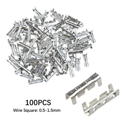 100Pcs/Set U-type Docking Connector line Pressing Button Quick Connect Terminal Wiring 0.5 to1.5 square ► Photo 1/6