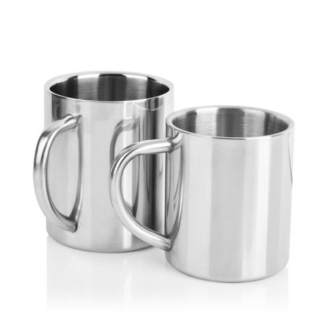 Double Wall Stainless Steel Coffee Mug 300ml Portable Termo Cup Travel Tumbler Coffee Jug Milk Tea Cups Double Office Water Mugs ► Photo 1/6