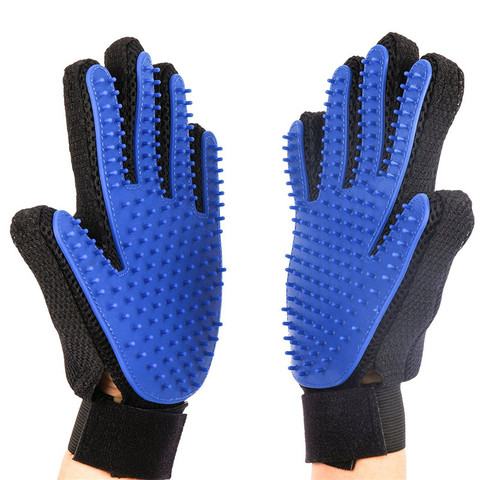 New Silicone Dog Toy for Brush Glove Deshedding Gentle Efficient Pet Grooming Glove Dog Bath Cat Cleaning Supplies Accessories ► Photo 1/6