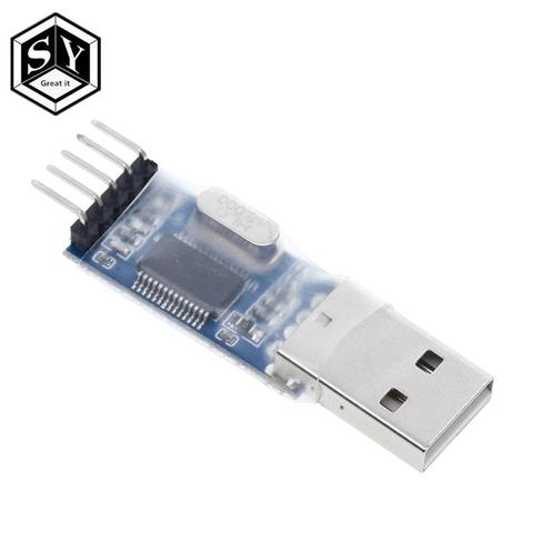 1PCS Great IT USB to TTL/USB-TTL/STC microcontroller programmer PL2303 in nine upgrades plate with a transparent cover ► Photo 1/6