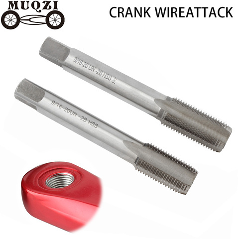 MUQZI  Pedal Wire Attack Crank Tap High Speed Steel Thread Tap Dental Machine Hand left and right Bicycle ► Photo 1/6