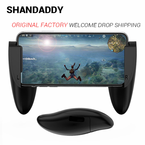 Phone Game Mount Bracket Goose Egg Gamepad Hand Grip Clip Stand For iphone X 8 Samsung S8 Plus Huawei P10 Gaming Handle upgrade ► Photo 1/6