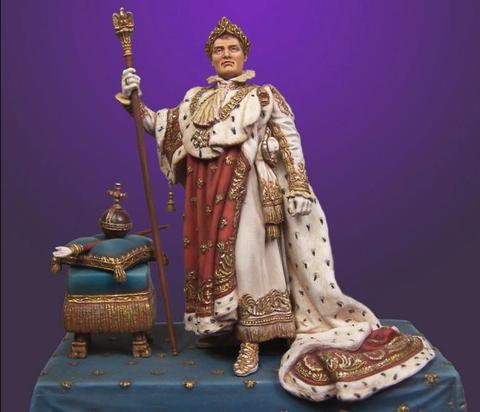 Emperor Napoleon crowned   54mm ► Photo 1/1