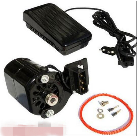 Home old Sewing machine parts motor+controller  220V All copper core 180W 0.9A contrarotate ► Photo 1/3