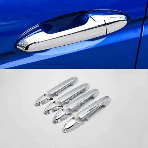 CHROME DOOR HANDLE COVER TRIM for Honda Fit / Jazz 2014 2015 2016 2017 2022 STYLING CAR ACCESSORIES ► Photo 1/6