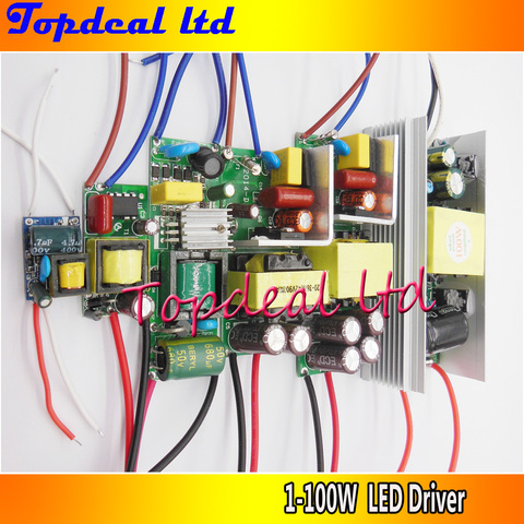 1W 3W 10W 20W 30W 50W 100W 300-3000mA High Power LED Driver Supply 85-265V Light Chip Lamp ► Photo 1/3